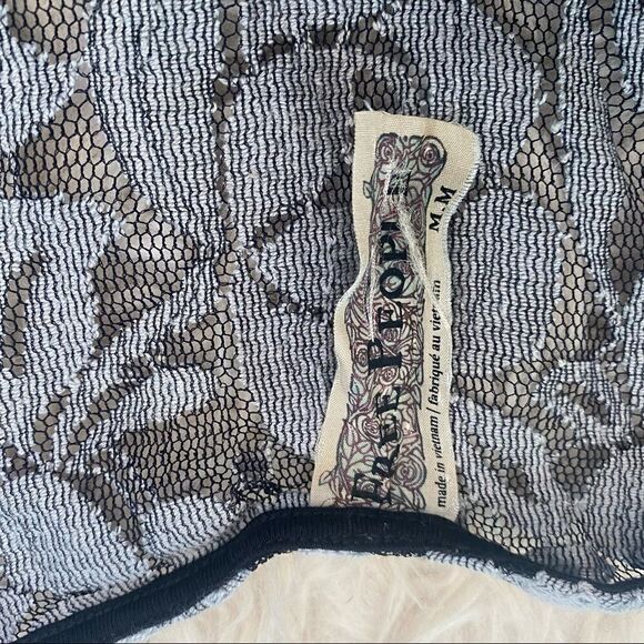 Free People floral lace dress with empire waist M - Picture 6 of 7